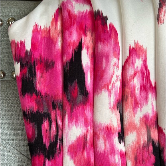 Jessica Howard Floral Watercolor Lined Sleeveless Dress Size 6 - Picture 4 of 13